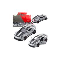Metalinis lenktyninis automobilis Pilkas GTRS 1:43