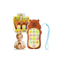 Vaikiškas mokomasis telefonas Šviesos garsai melodijos Capybara 1vnt