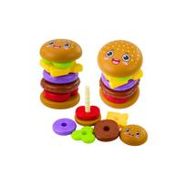 Vaikiška Hamburgerio piramidės dėlionė Spalvinga 7 el.