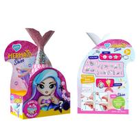 Antistresinė Slime masė Mermaid Shine Pink ir Charms staigmena, rožinė