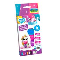 Kūrybinis modelino rinkinys Play Dough - Shine Asorti 6 spalvos