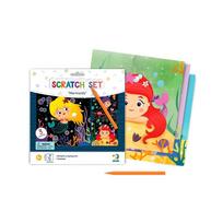 Kūrybinis rinkinys Scratch Set Undinėlės