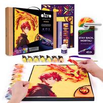 Kūrybinis rinkinys Modelino rinkinys - 3D tapyba MANGA Ugnis (29*29 cm)