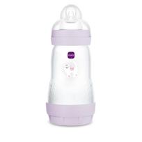 5939 PERFECT START ANTIKOLIKINIS BUTELIUKAS 260ML, SUMALTAS GAMTOJE, VIOLETINĖS SPALVOS