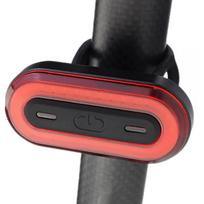 Galinis dviračio žibintas MalTrack Exonum2000 USB
