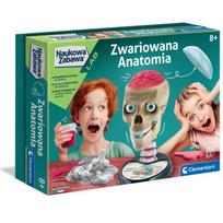 Mokslo anatomija Žmogaus kaukolės modelio rinkinys Lenkų kalba Clementoni 50697