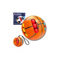 3D Dėlionės kamuolys Loginis jutiklis vaikams Oranžinis