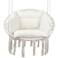 Pakabinamas fotelis Nest VILA beige + pagalvėlė