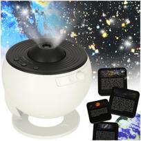 Dangaus žvaigždžių projektorius LED naktinė šviesa USB 12 diskų 360° laikmatis
