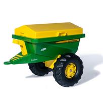Priekaba ir smėlio barstytuvas Rolly Toys 2-in-1 John Deere