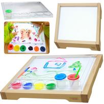 Sensorinis rėmelis MASTERKIDZ LED skydelis + skaidrus dažymo dėklas