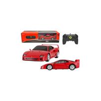 Nuotoliniu būdu valdomas 1:24 mastelio sportinis RC automobilis „Ferrari F40“, raudonos spalvos
