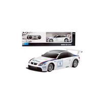 Nuotoliniu būdu valdomas 1:24 mastelio sportinis RC automobilis „BMW M3 GT2“, baltas