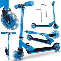 Paspirtukas MalPlay LED ratai, Blue