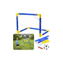 Futbolo sporto komplektas Futbolo vartai + kamuolys pompa 62x40cm