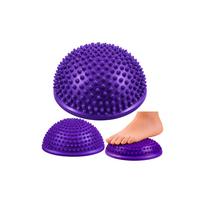 Sensorinis pusrutulis masažui ir pusiausvyros pratimams 16 cm, violetinis
