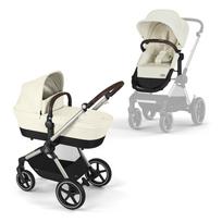 Universalus vežimėlis Cybex Eos Lux 2in1 BLK, Seashell Beige