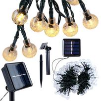 100x Saulės energijos sodo šviestuvai Lauko girlianda