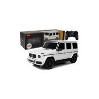 Nuotoliniu būdu valdomas Mercedes AMG G63 RC automobilis, baltas, 1:24