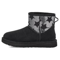 UGG Classic Mini Sequin Stars Star Black Women's 1109441-BLK 36