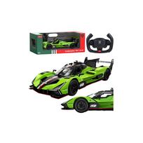 Nuotoliniu būdu valdomas Lamborghini SC63 lenktyninis automobilis RC Rastar, žalias, 1:14