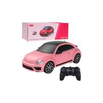 Nuotoliniu būdu valdomas Volkswagen Beetle automobilis, jautrus UV spinduliams, RC, rožinis, „Rastar“, 1:24
