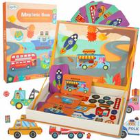 Magnetinė dėlionė Transporto priemonės