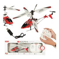 RC sraigtasparnis SYMA S107H 2.4GHz RTF raudonas
