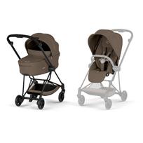 Universalus vežimėlis Cybex MIOS Comfort Matt Black 2in1, Coconut Brown