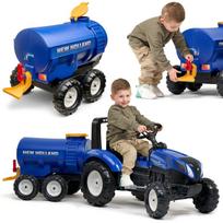 Autocisternos priekaba FALK su kraneliu New Holland, mėlynos sp., 3–7 metų