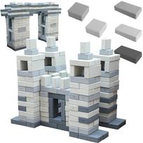 Minkštos EVA kaladėlės statyboms CLASSIC WORLD EDU Mega Construction Blocks, 90 vnt