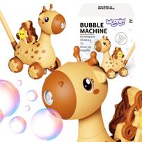Muilo burbulų pūstuvas stumdukas WOOPIE Giraffe Pusher 2-in-1