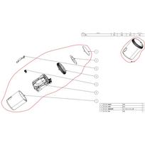 Dulkių siurblio baterijų rinkinys TURBOCYCLONE PRO3000 Cz.zam
