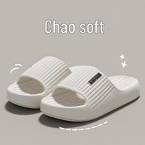 Odor-Free EVA Summer Slippers for Men & Women - Anti-Slip, Indoor Bathroom Use, Free Shipping 36-37 balta