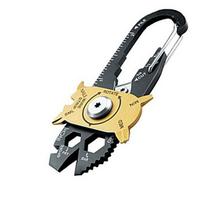 Rotating Disc 20-in-1 Multi-Tool - Stainless Steel EDC Pocket Tool with Wrench & Screwdriver Set for Outdoor Emergency Repair
