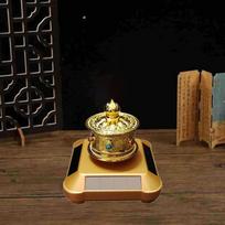 Feng Shui Prayer Wheel, Tibetan Wheel for Car Interior Decoration Accessories B