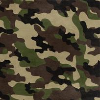 Royal Samt Stoff Polyester Zum Nähen - Motiv Camouflage 5