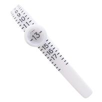 Adjustable Plastic Ring Sizer Measuring Tool for Finger Size Measurement with Clear Number Markings for Jewelry Making balta
