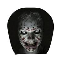 Ghost Face Car Headrest Seat Headrest Protector Covers Scary Face Universal Stretchy Car 1pc