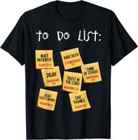 NEW LIMITED Christian To Do List Christian Planner Design Gift Tee T-Shirt S-3XL S