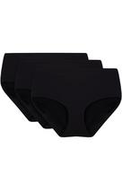 Vivisence 4013 3-pack czarny s majtki wysokie figi