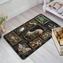 Caterpillar Life Cycle Art Pattern Rug Floor Mat for Living Room or Bedroom Soft and Comfortable Carpet a Gift for Birthday and Holiday. 40x60cm( 15x23in ) įvairiaspalvis