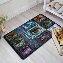 Prehistoric Mammoth Art Pattern Rug Floor Mat for Living Room or Bedroom Soft and Comfortable Carpet a Gift for Birthday and Holiday. 40x60cm( 15x23in ) įvairiaspalvis