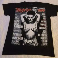 The Bride of Frankenstein Classic Style Black Unisex Shirt Reprint WA2648 XL