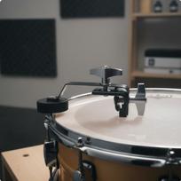 Snare Drum Mute Dampening Pad Attachon Dampener Percussion Accessory for Drummers, Practice