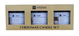 Hiskin Christmas Candle Set Zestaw Świec Sojowych 1Op.-3 Sztuki