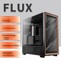 Antec FLUX Mid-Tower PC Case juoda spalva