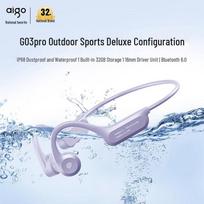 aigo G03PRO IP68 Waterproof Bone Conduction MP3 Sports Headphones
