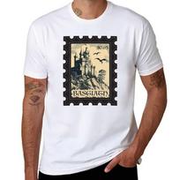 Basgiath Stamp TShirt summer 2025 baggy shirts oversized graphic tee Unisexs clothing S