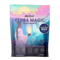 Yerba Mate Instant Tea Powder, Peach Mango Flavors, Natural Tea Mate With Prebiotics AA less
